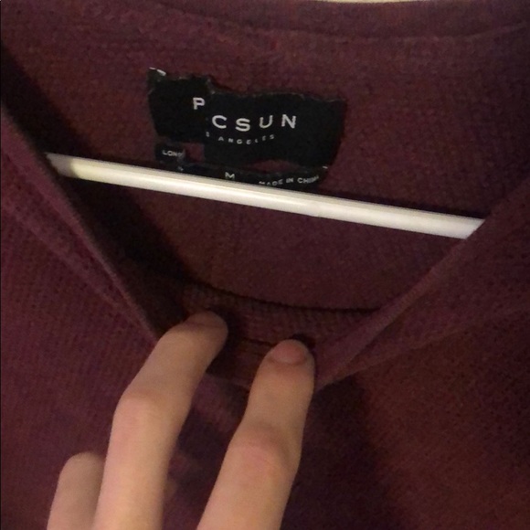 Pacsun Maroon Tee - Picture 2 of 3